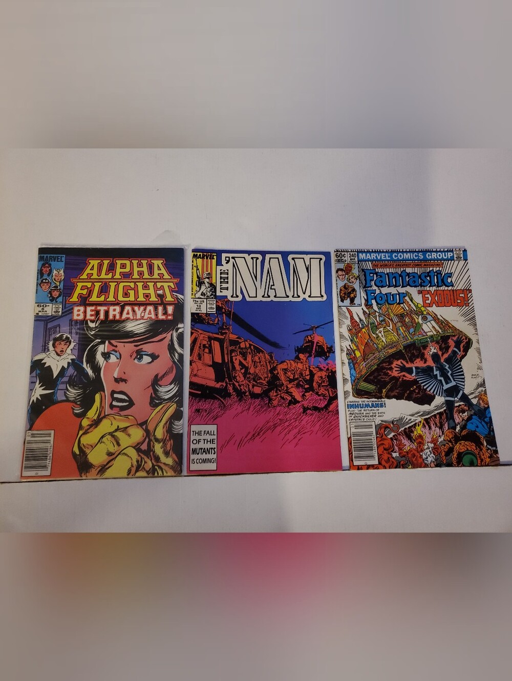 Marvel Comics Mixed Lot Comic Book Lot  Alpha Flight, The 'Nam, Fantastic Four